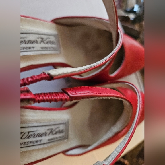 Werner Kern Ines Red Dancing Shoes UK size 4 - Picture 5 of 12